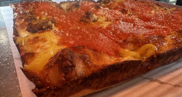 Detroit Style Pizza In Its Namesake City @ Michigan & Trumball